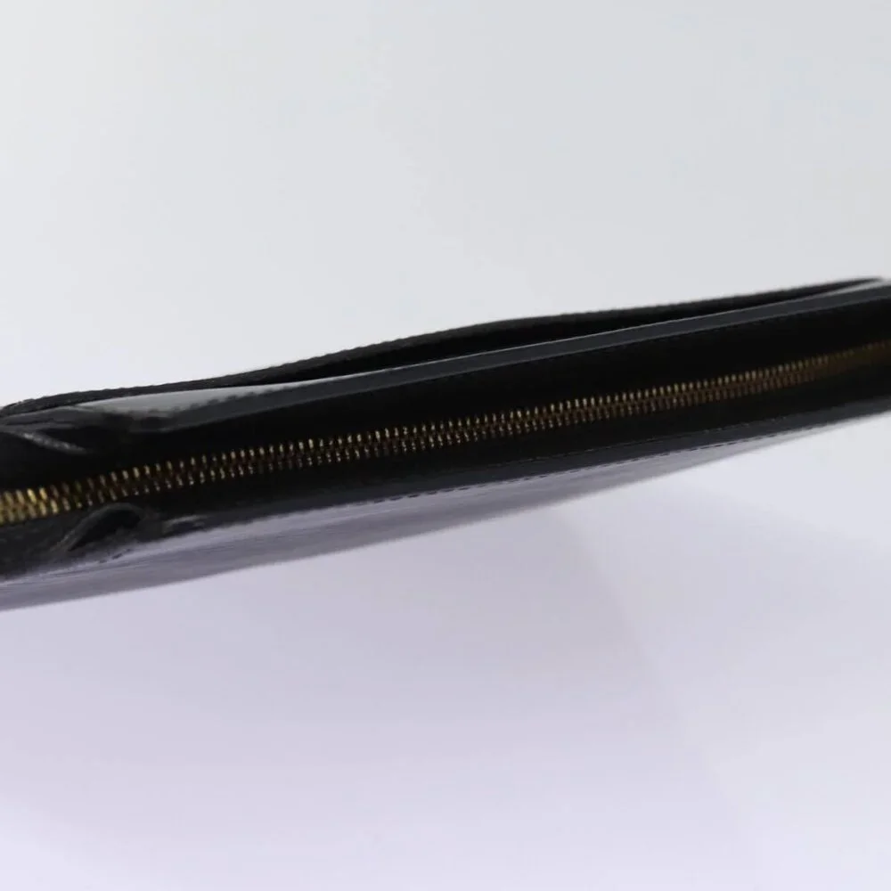 LOUIS VUITTON Epi Pochette Homme Clutch Bag Black Noir - Picture 5 of 13